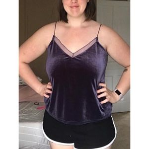 Full Tilt Velvet tank top